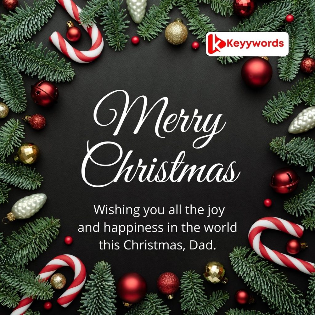 Merry Christmas compliments for your father