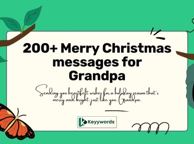 Merry Christmas messages for Grandpa