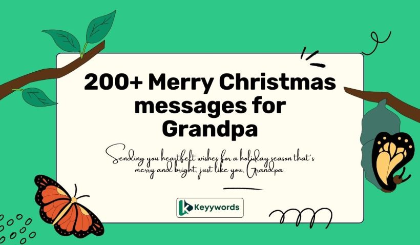 Merry Christmas messages for Grandpa
