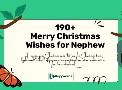 Merry christmas wishes for nephew