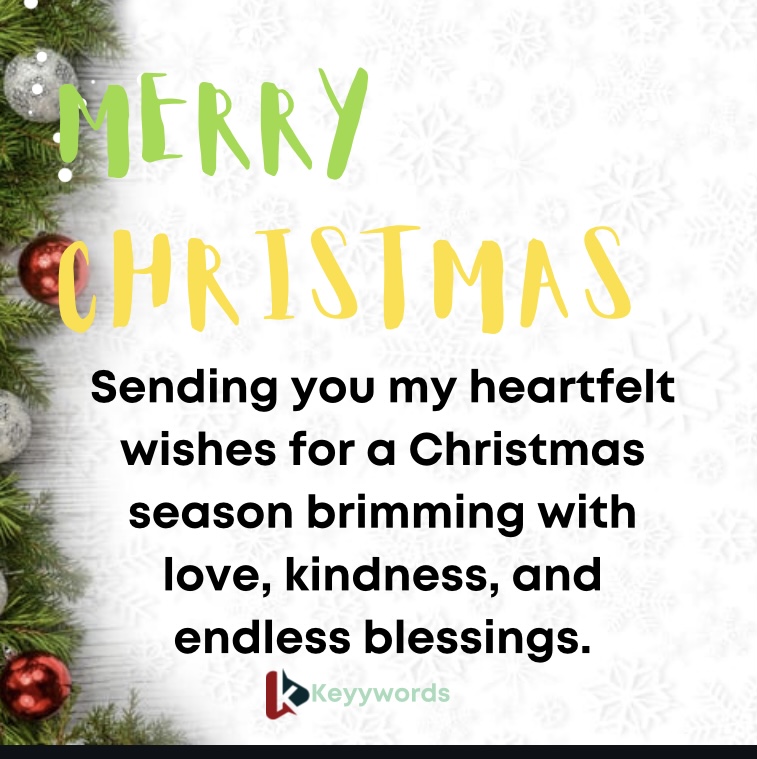 My Wishes to Good Friends on Christmas Day