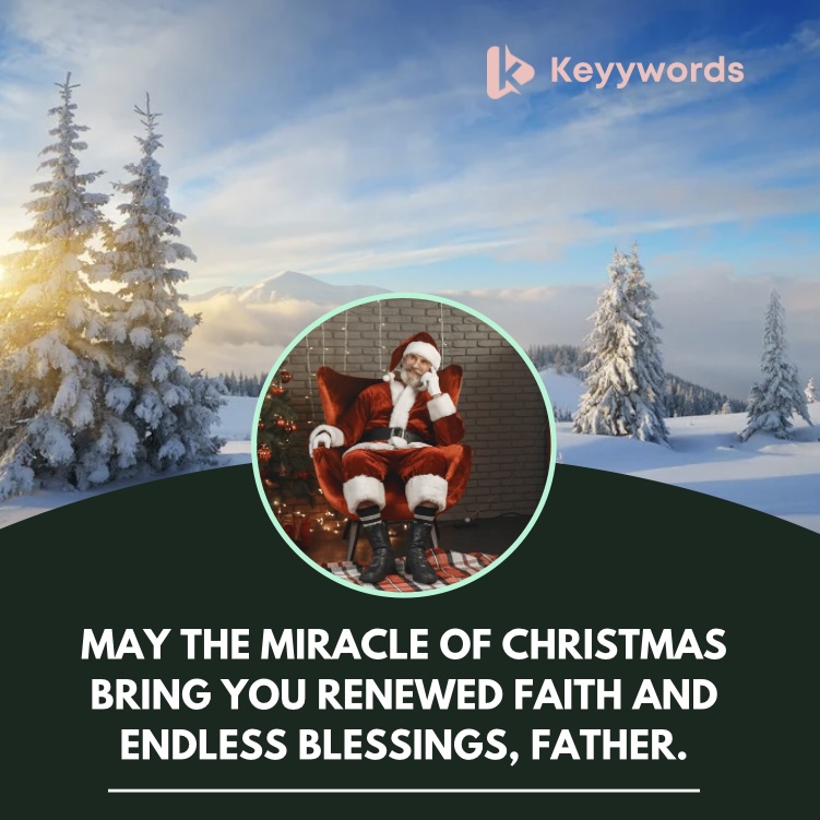 Religious Christmas Wishes to Father