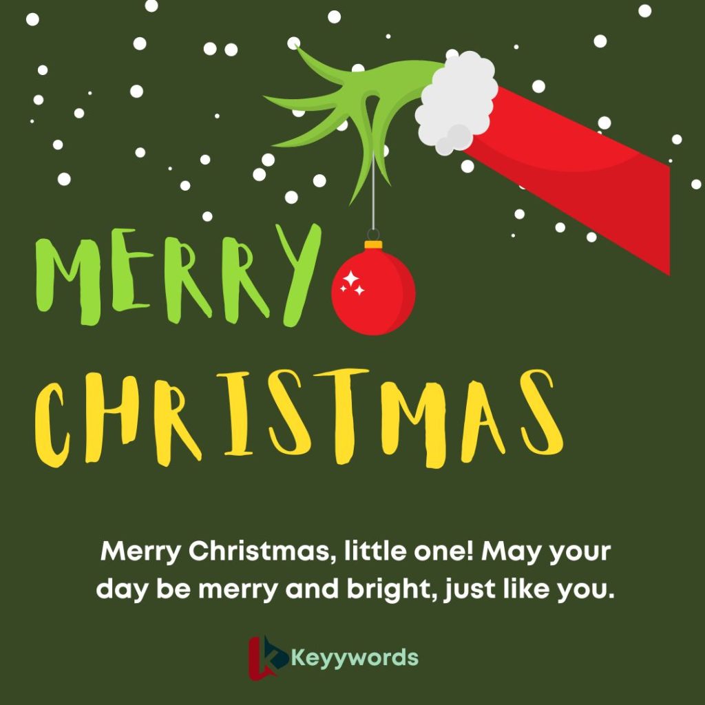 Religious Merry Christmas Greetings for Kids