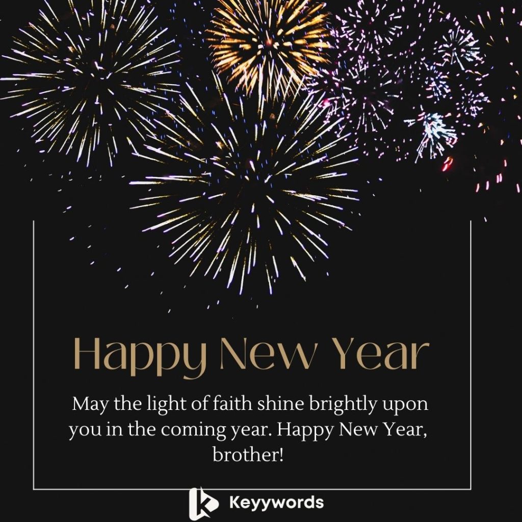 Religious New Year Wishes to My Brother