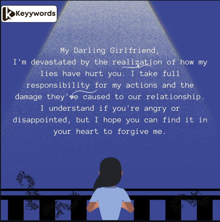 Remorseful Apology Letter to My Girlfriend for Lying