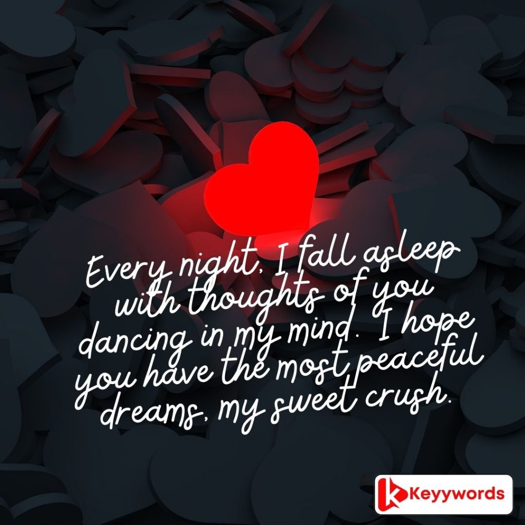 Romantic Good night messages for crush