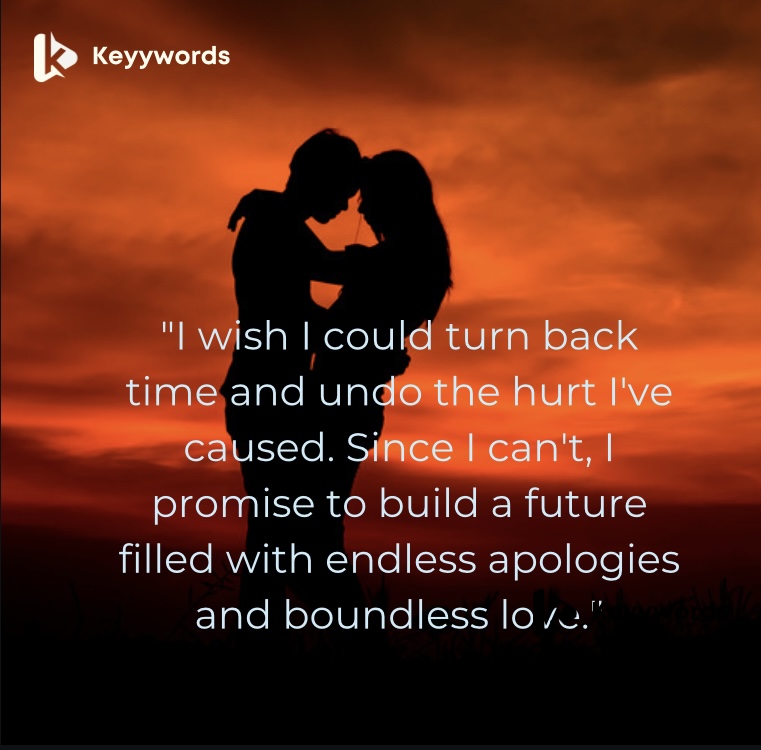 Romantic Messages to Say Sorry to Him