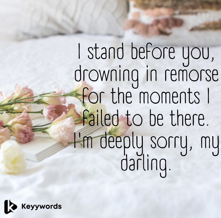 Romantic Sorry Messages for Not Showing Up