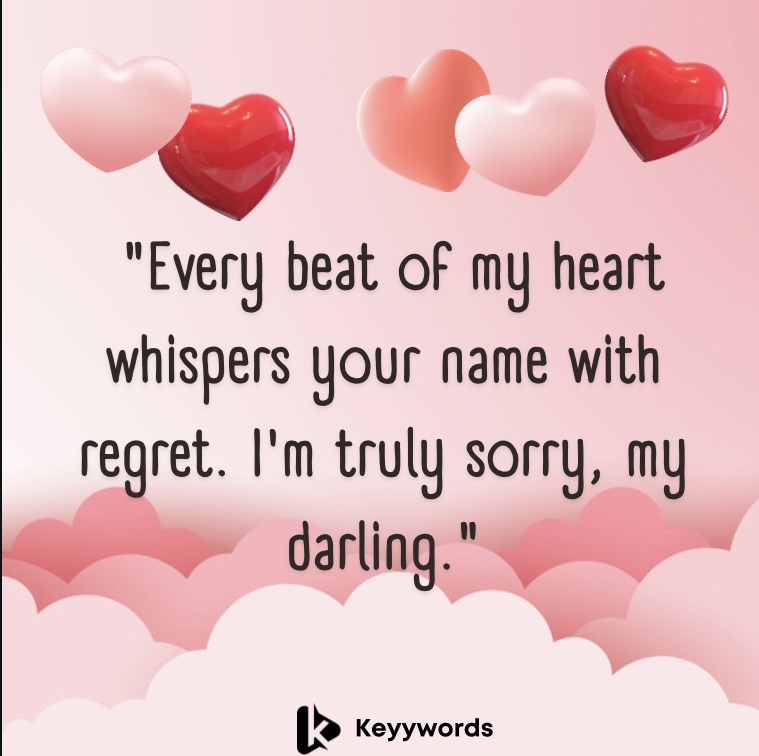 Romantic Sorry Texts to Her