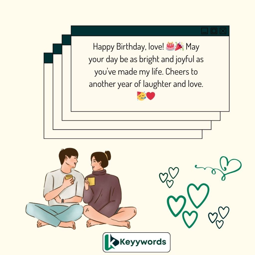 Short Happy Birthday messages for boyfriend