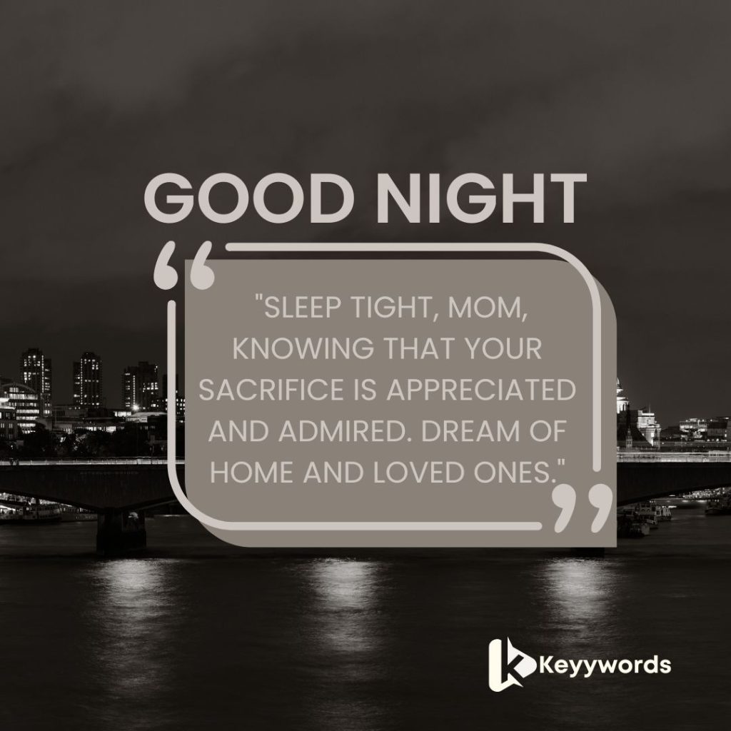 Sleep-Well Text Messages to My Mother in the Army
