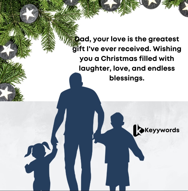 Special Messages for Father on Christmas Day