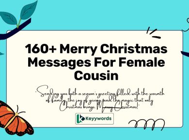 160+ Merry Christmas Messages For Female Cousin 