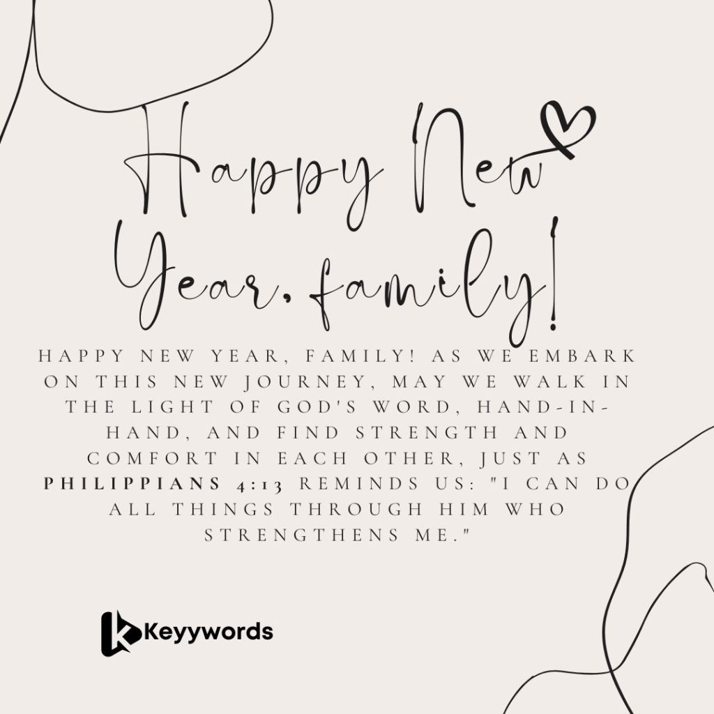 Biblical Happy New Year Greetings For Family