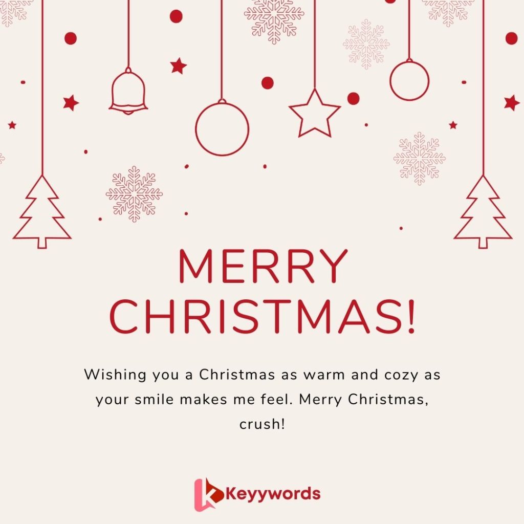 Cute Merry Christmas Wishes For Crush