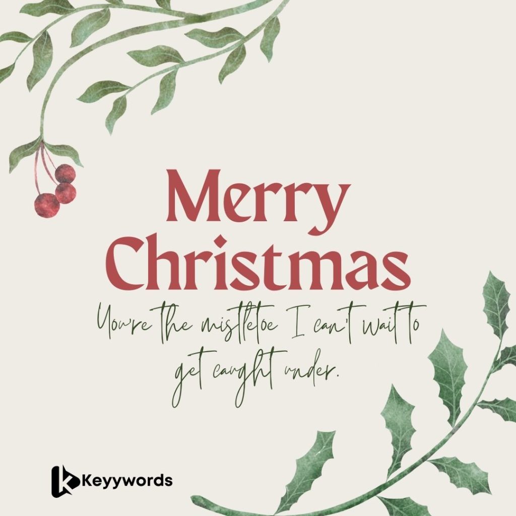 Cute merry christmas greetings for girlfriend