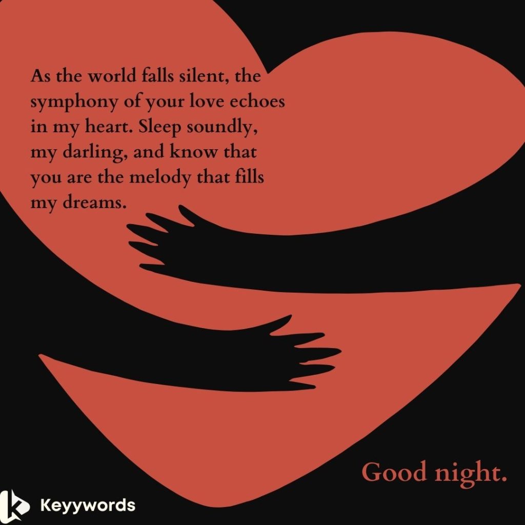 Deep Love Messages for Her Good Night