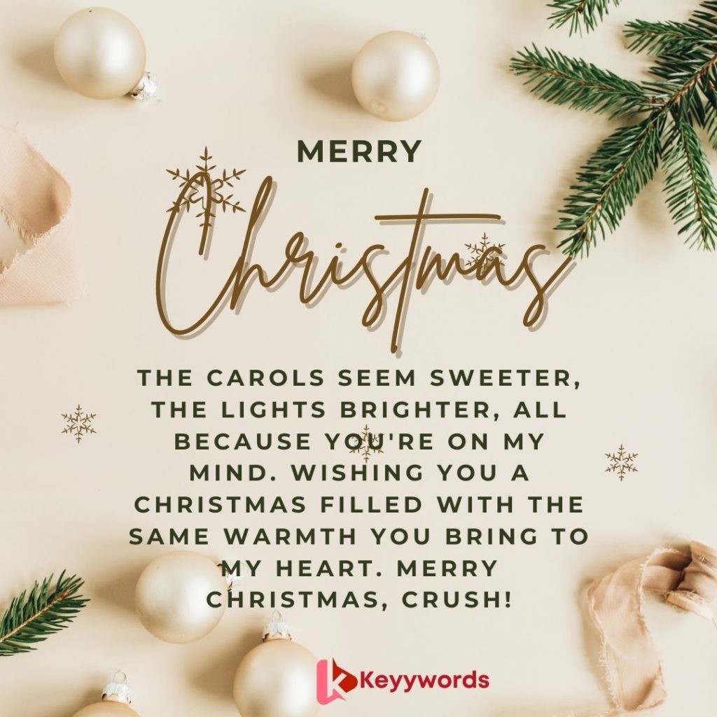 Deep Merry Christmas Wishes For Crush