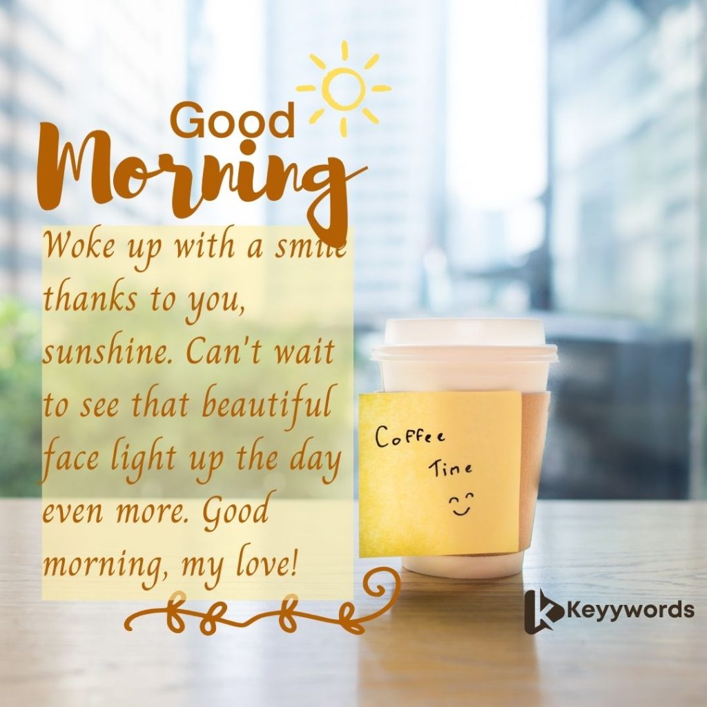 Good Morning Messages For Wife in good mood