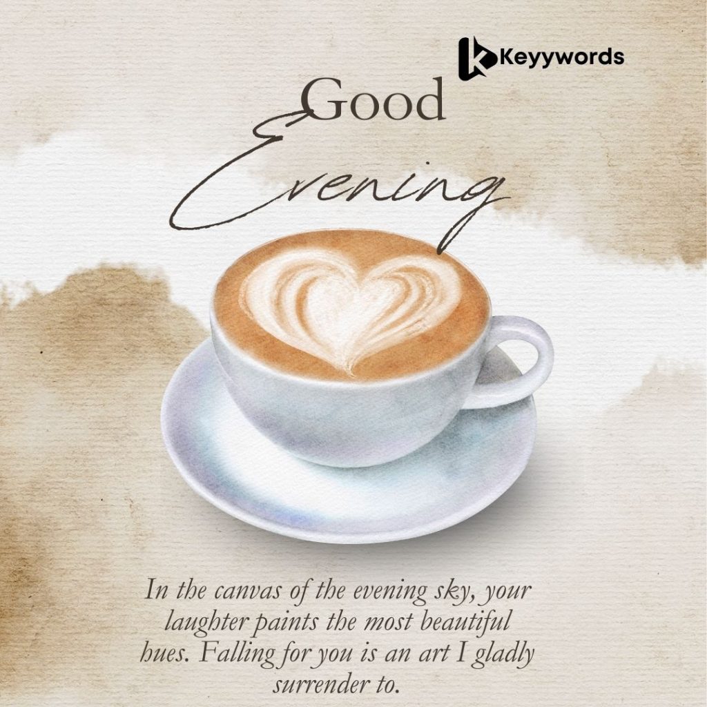 Good evening message for a friend to fall in love