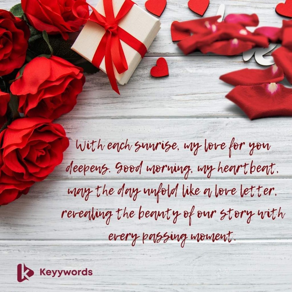 Good morning Touching Love messages for her to make her cry