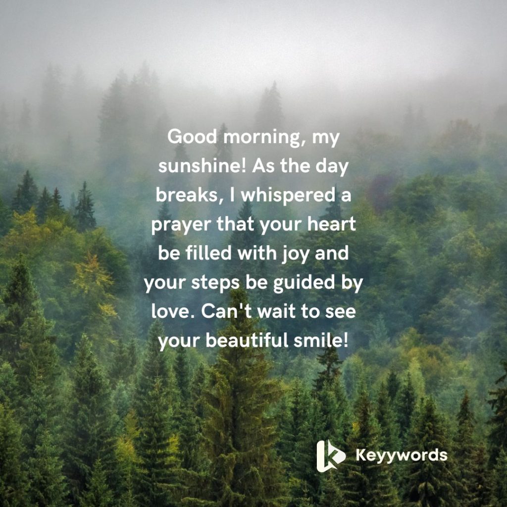 Good morning greetings for girlfriend with prayer