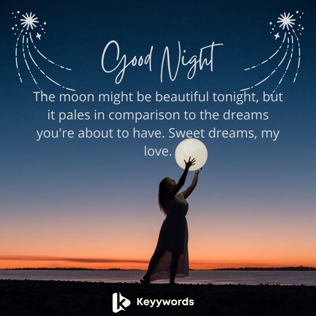Good night messages for lover in english