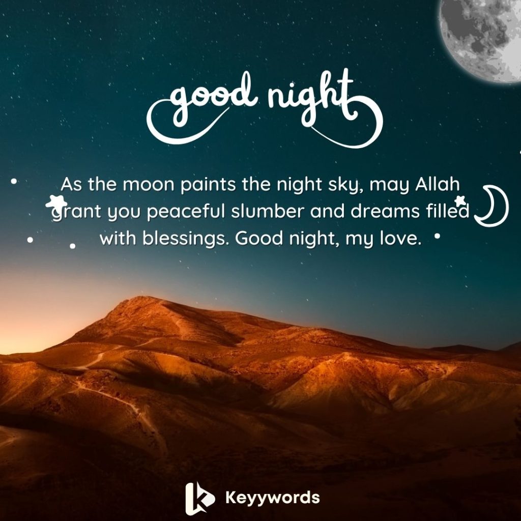 Good night messages for muslim love