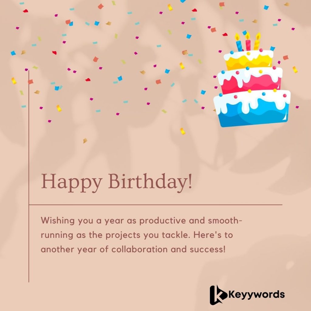 Happy Birthday Messages For male Colleagues