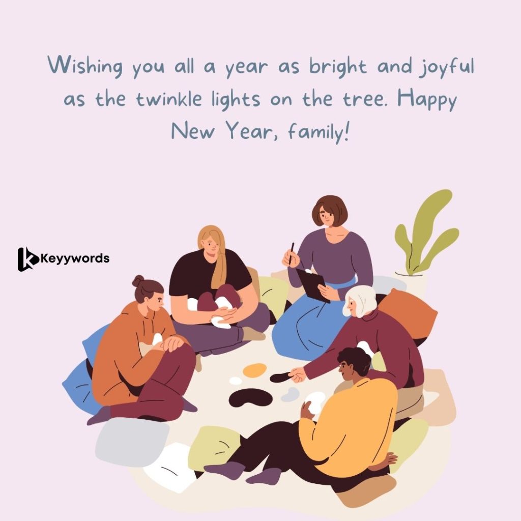 Happy New Year Greetings For Family group chat