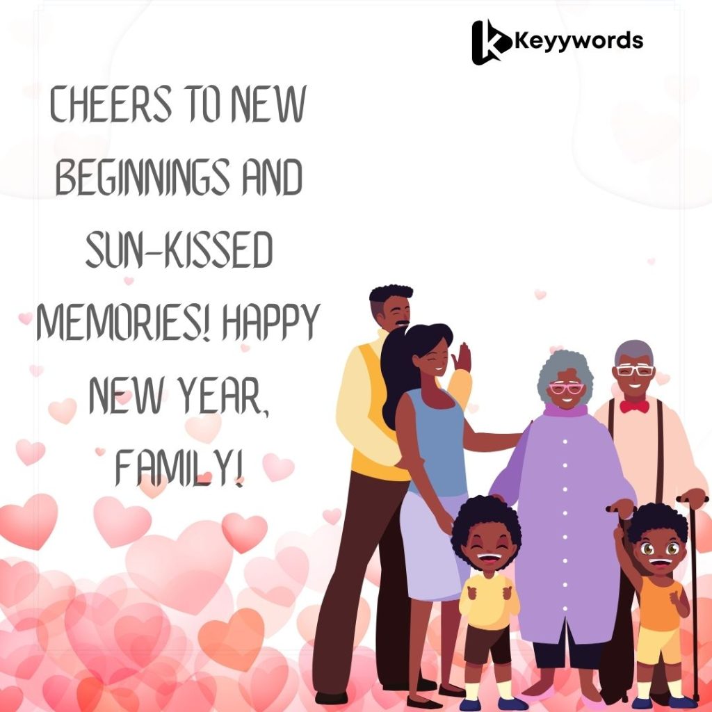 Happy New Year Greetings For Family vacation