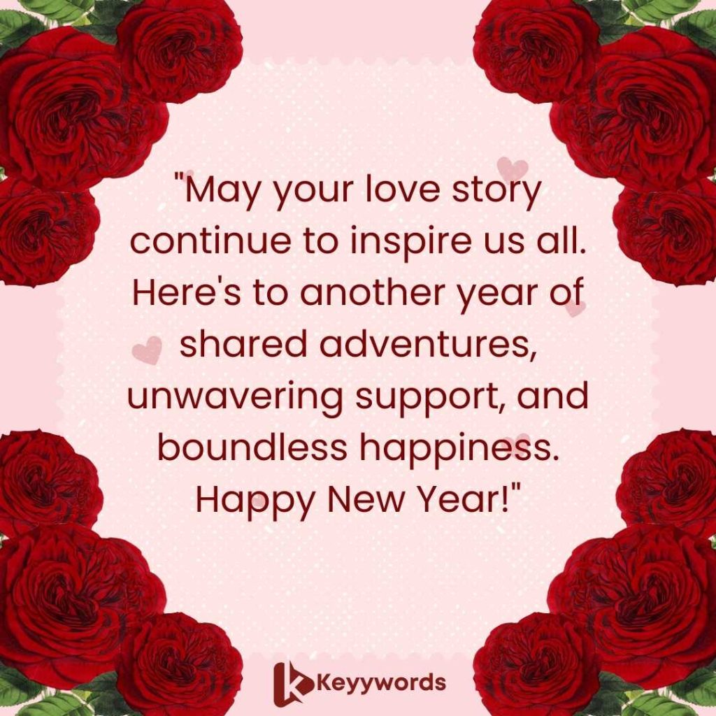 Happy New Year messages for married couples