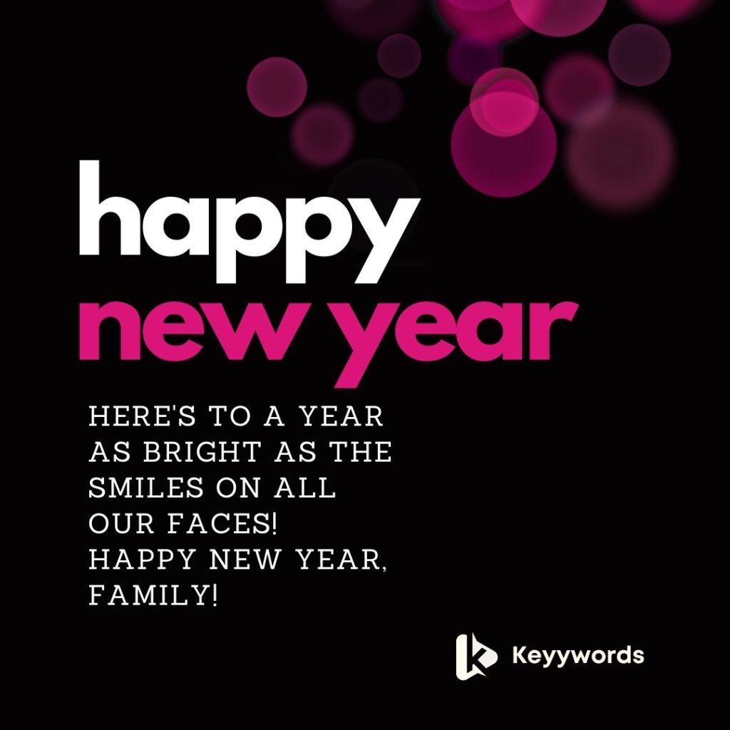 Happy new year messages for family