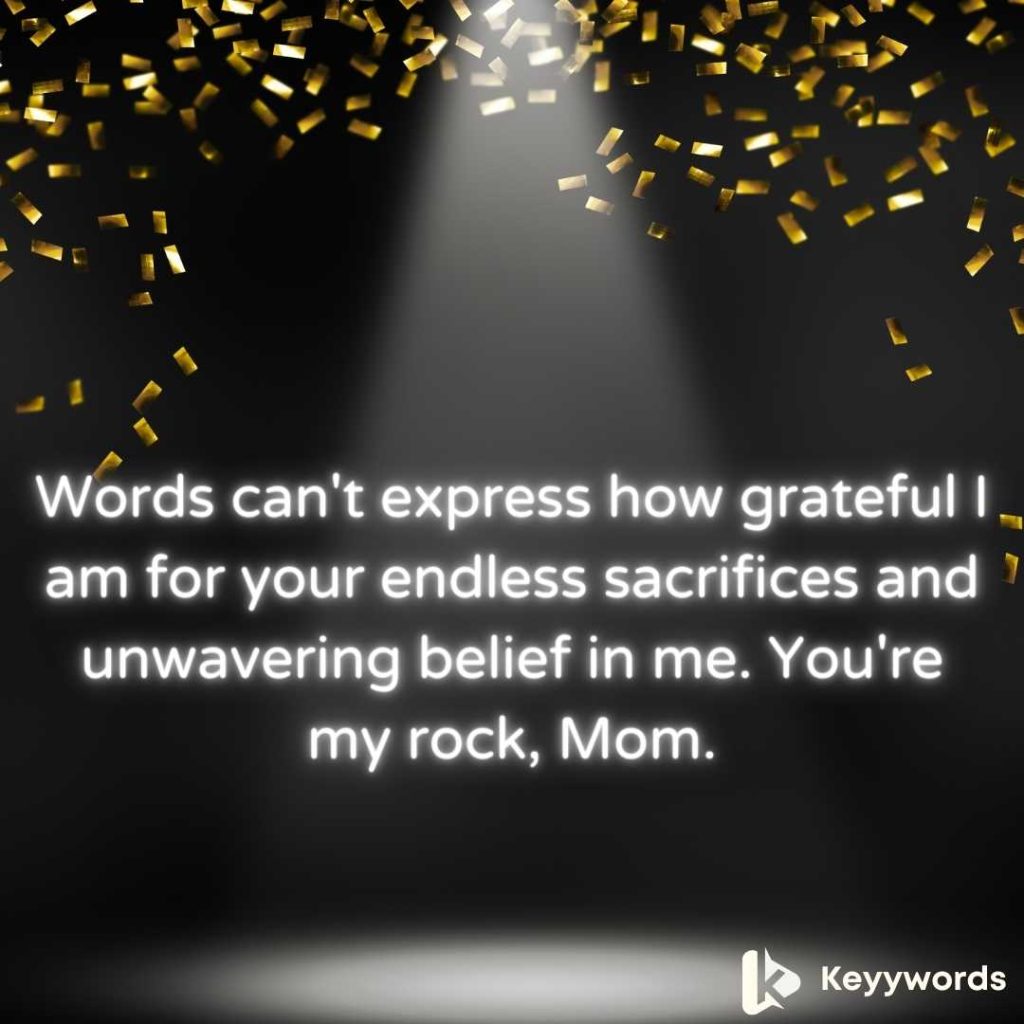 Heart touching message for mother from child