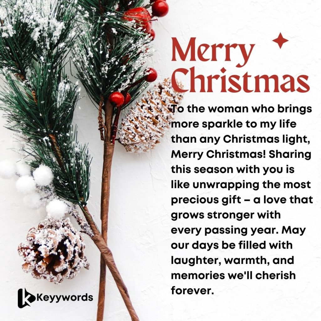 Long merry christmas greetings for girlfriend