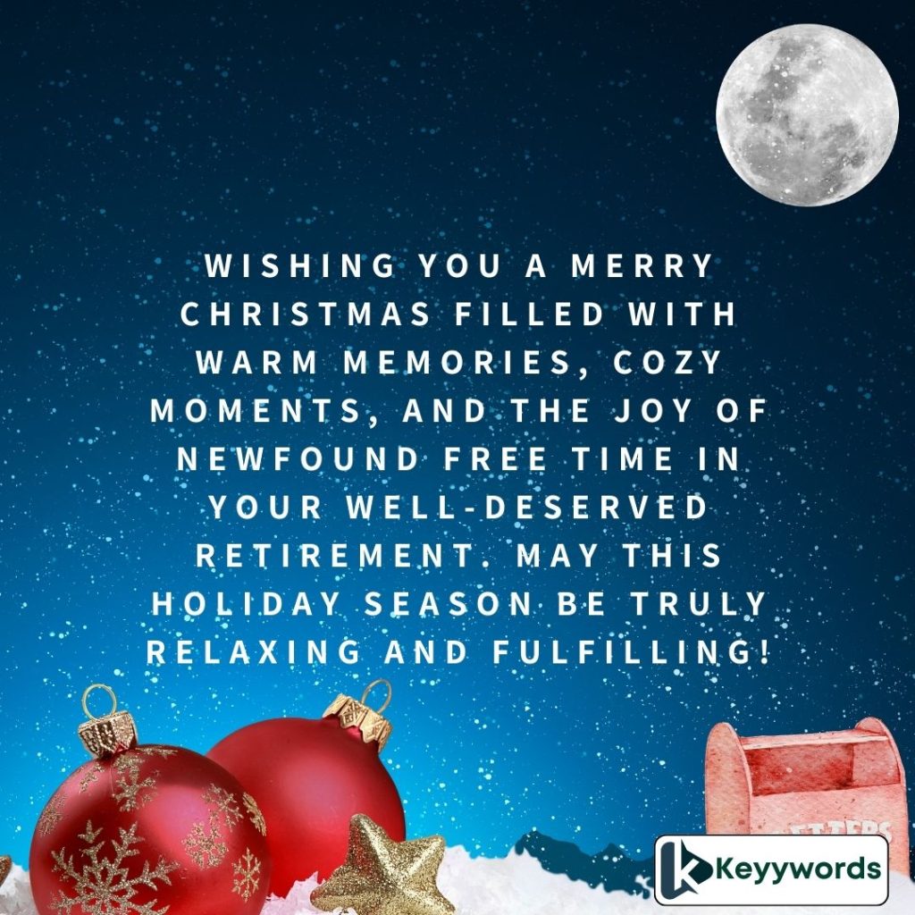 Merry Christmas Messages For retired Female Cousin