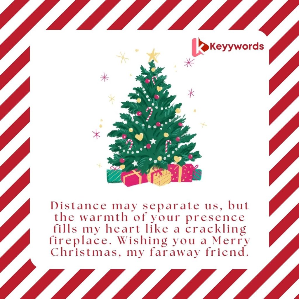 Merry Christmas Wishes For Crush far away