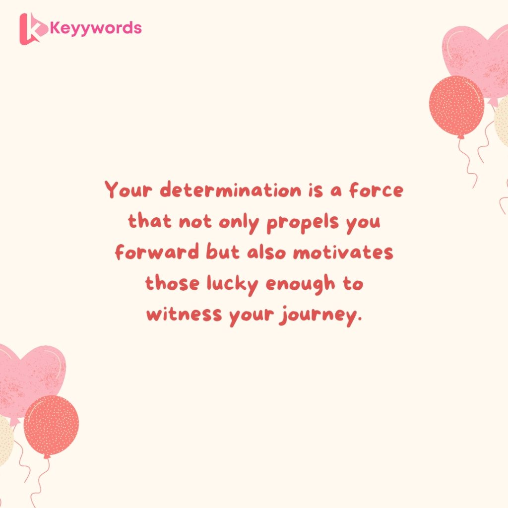 Motivational message for her from him
