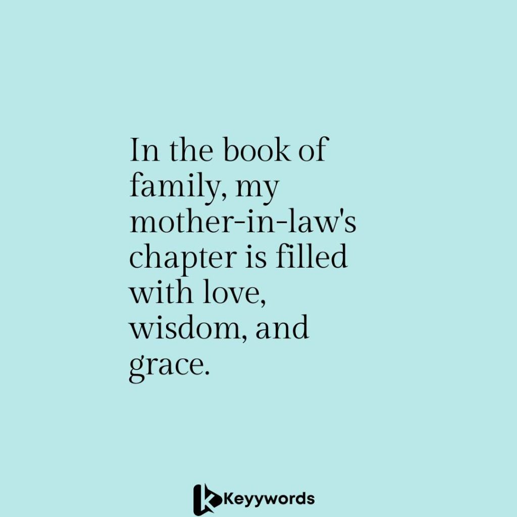 Sweet quotes for my mother-in-law