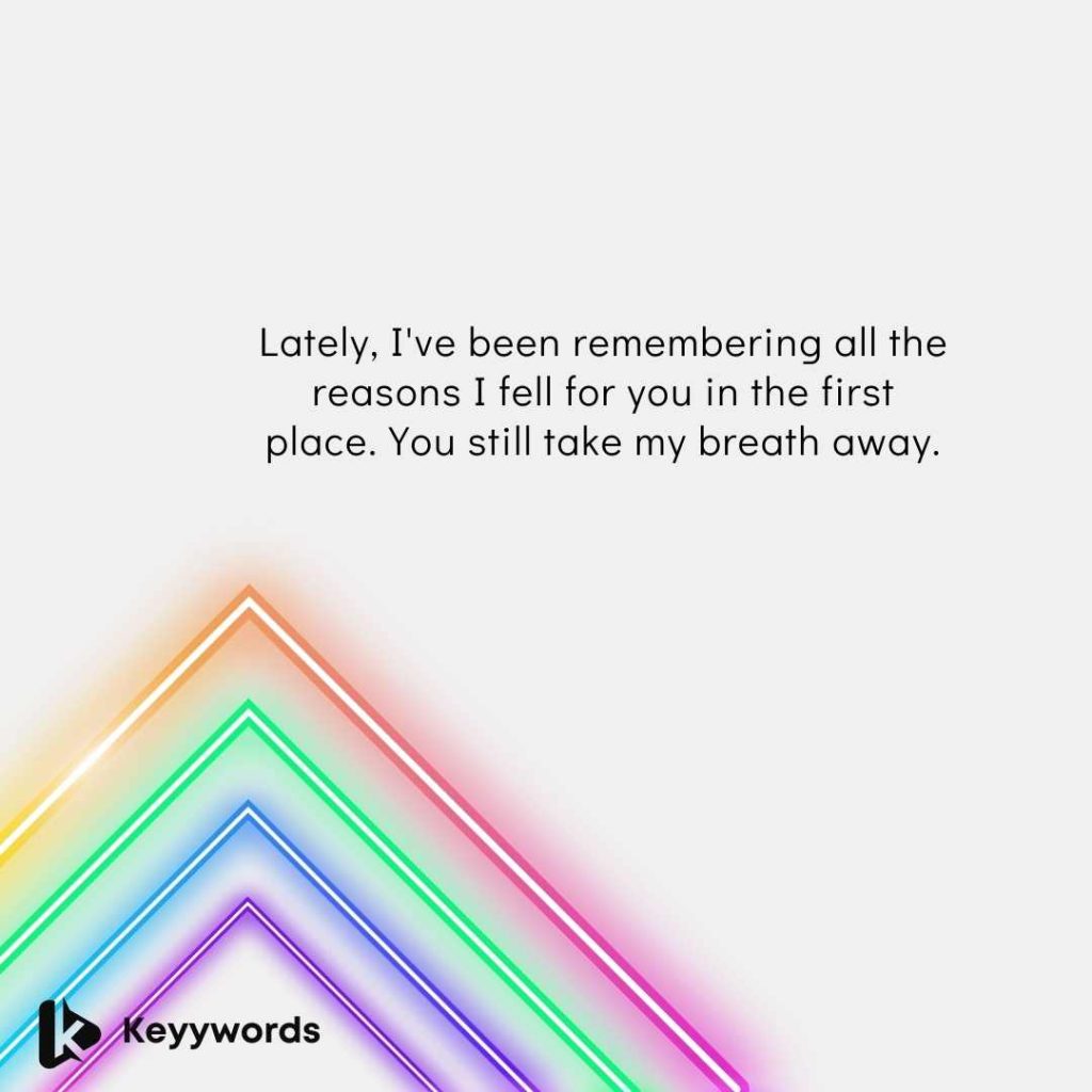 Sweet words to make her fall in love again