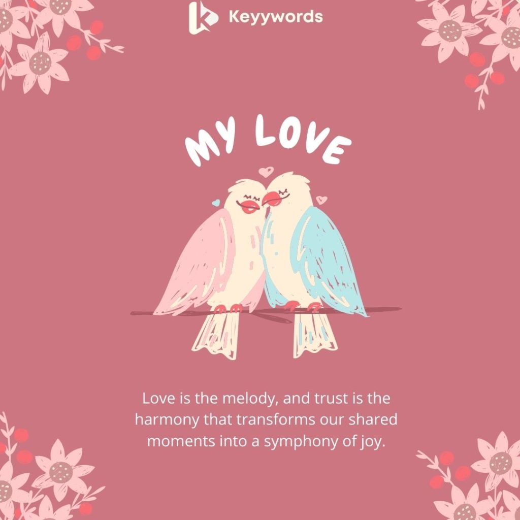 Trust love message