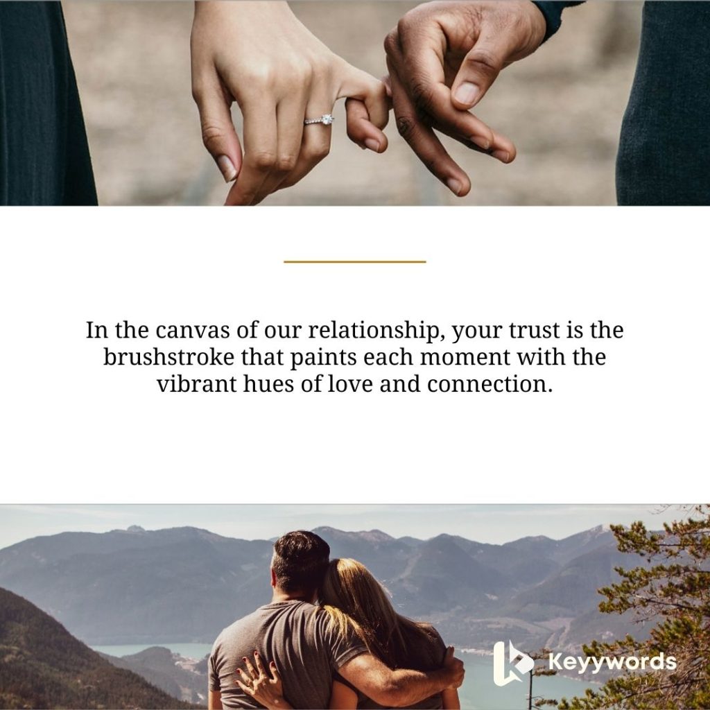 Trust love message for my girlfriend