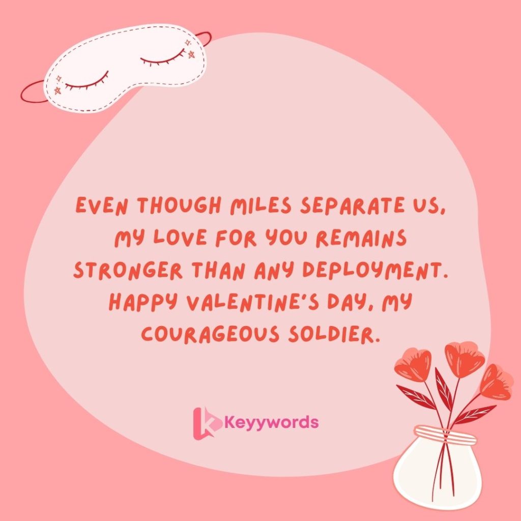 Valentine Wishes For Boyfriend in the military