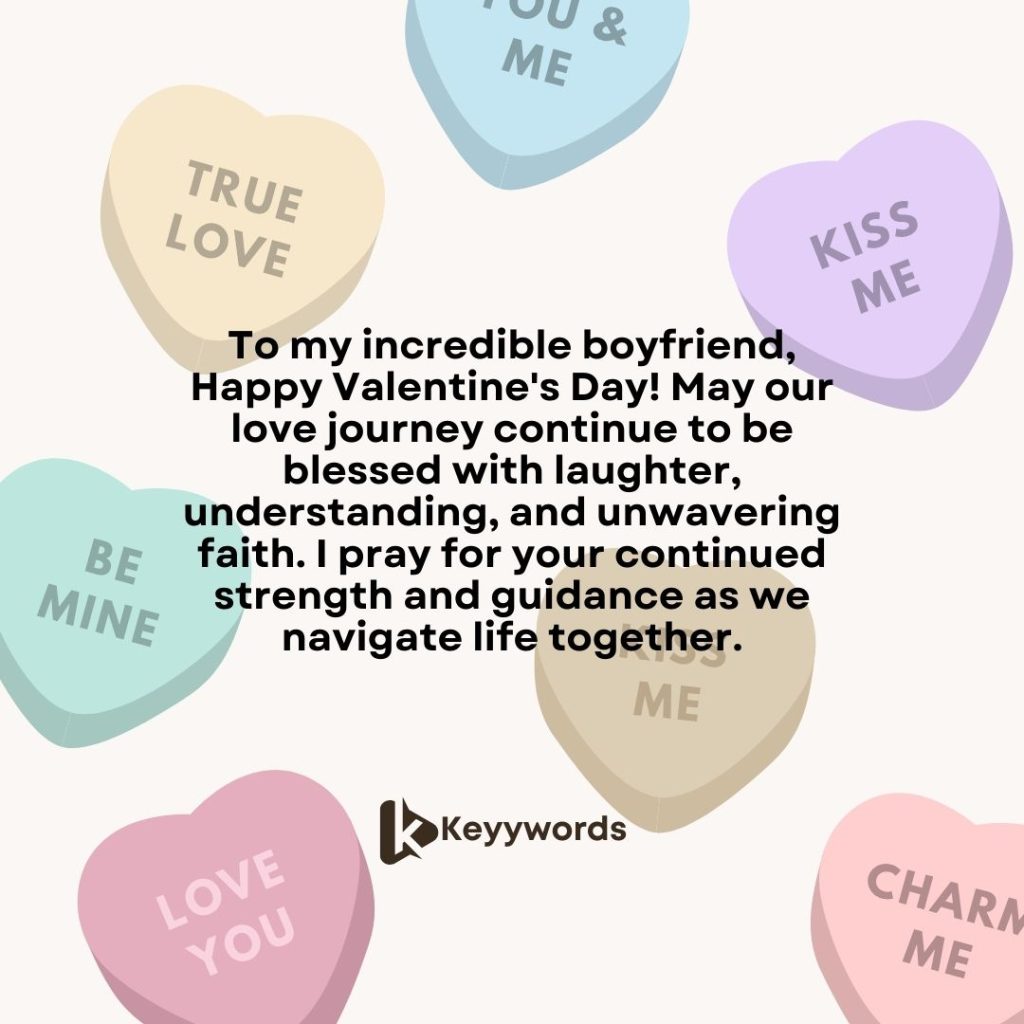 Valentine Wishes For Boyfriend with prayers
