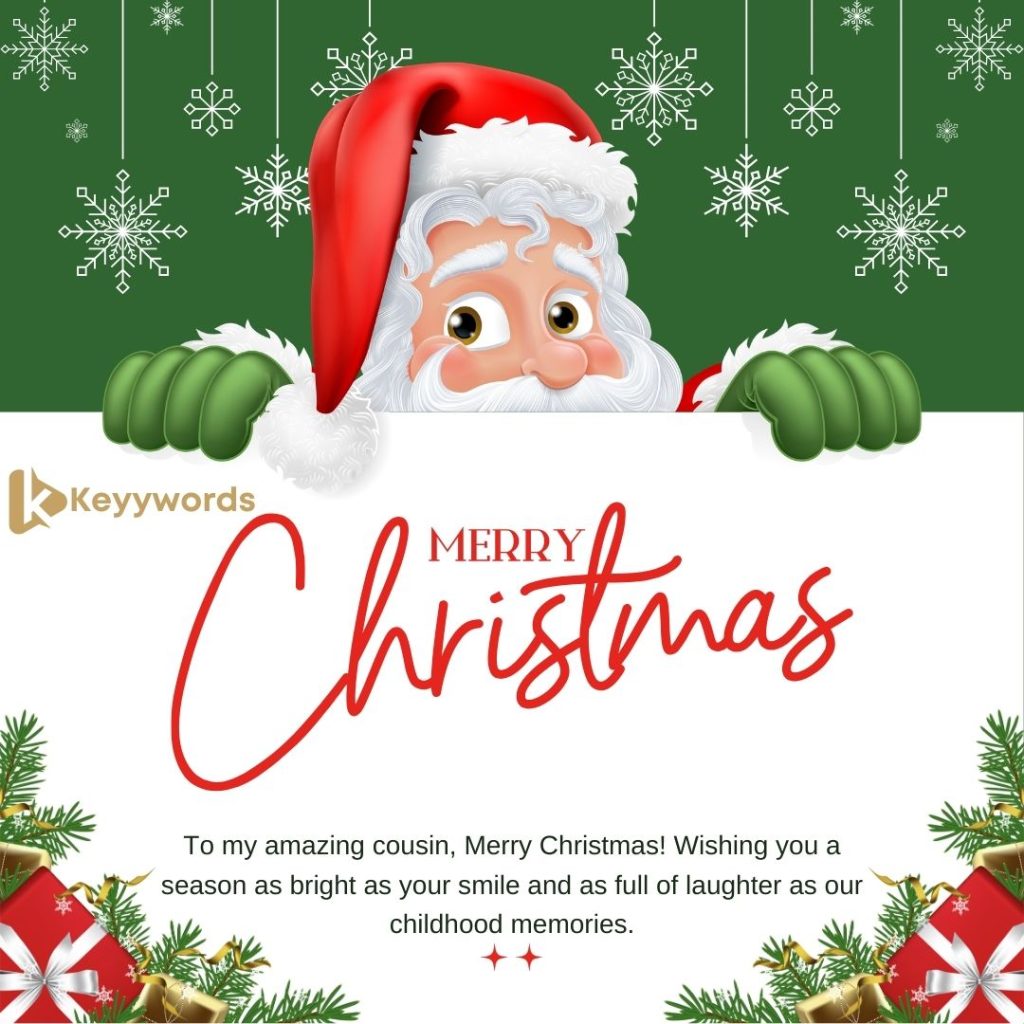 Very Special Merry Christmas Messages For Female Cousin