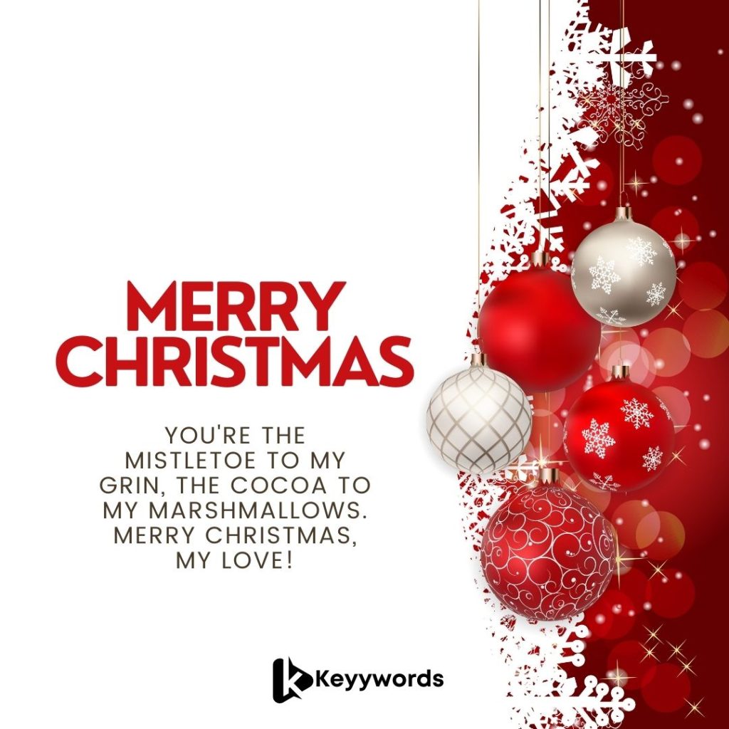 merry christmas greetings for girlfriend for card