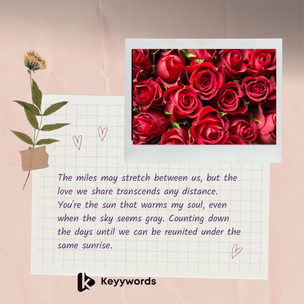Deep Love messages for him long distance
