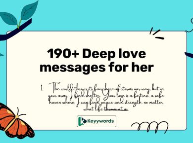 Deep love messages for her