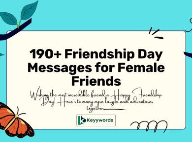 Friendship Day Messages for Female Friends 