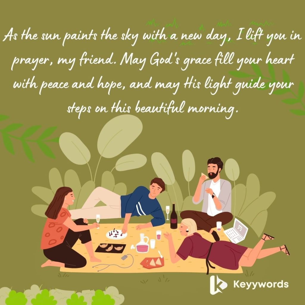 Good morning, prayer message to a friend